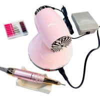 Фрезер для маникюра Nail Drill ZS-615 65 Вт 45000об Розовый